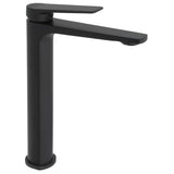 Robinet de lavabo à bec haut monocommande noir mat Valdivia de Valaz