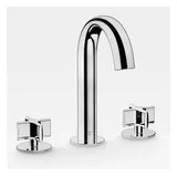 Grifo de lavabo bimando con caño giratorio acabado cromado Baia Armani Roca