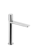 Grifo de lavabo cascada monomando de caño medio con acabado cromado y diseño moderno Max Tres