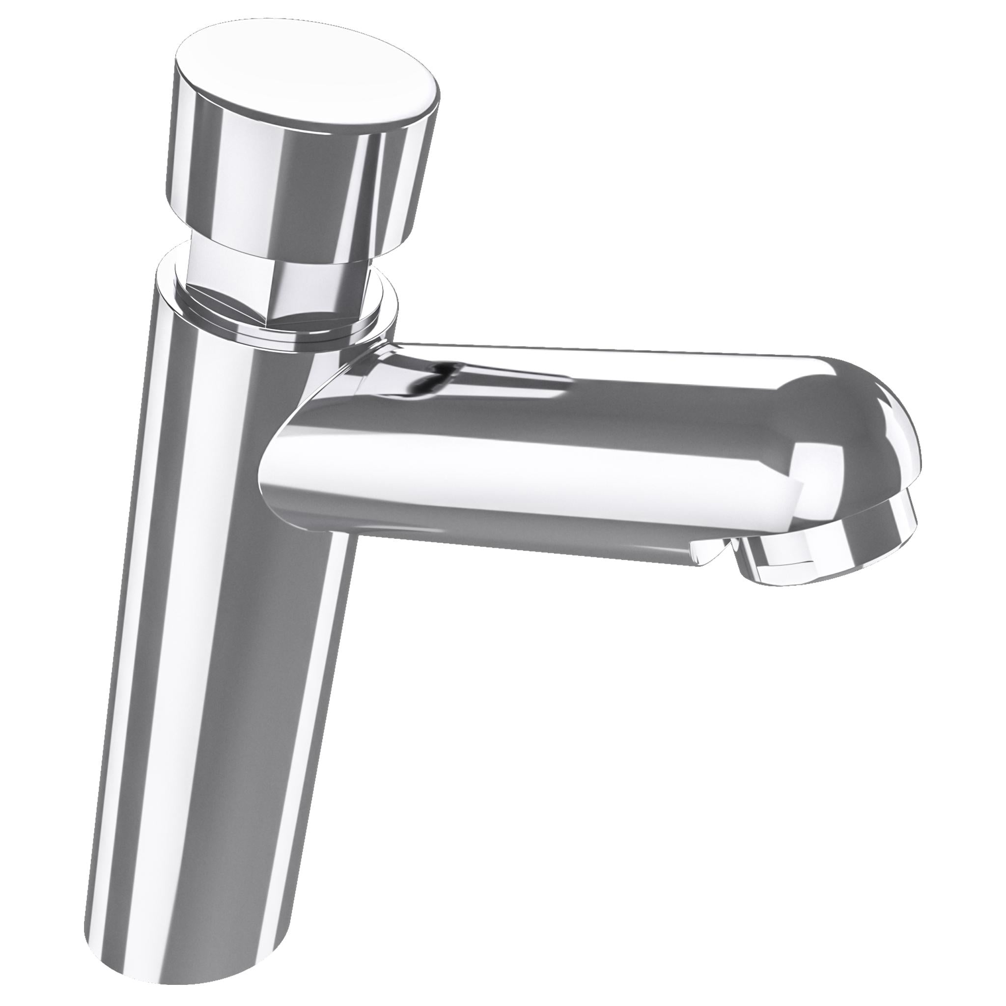 Grifo de lavabo con pulsador temporizador cromado para agua fría Navia de Valaz 2