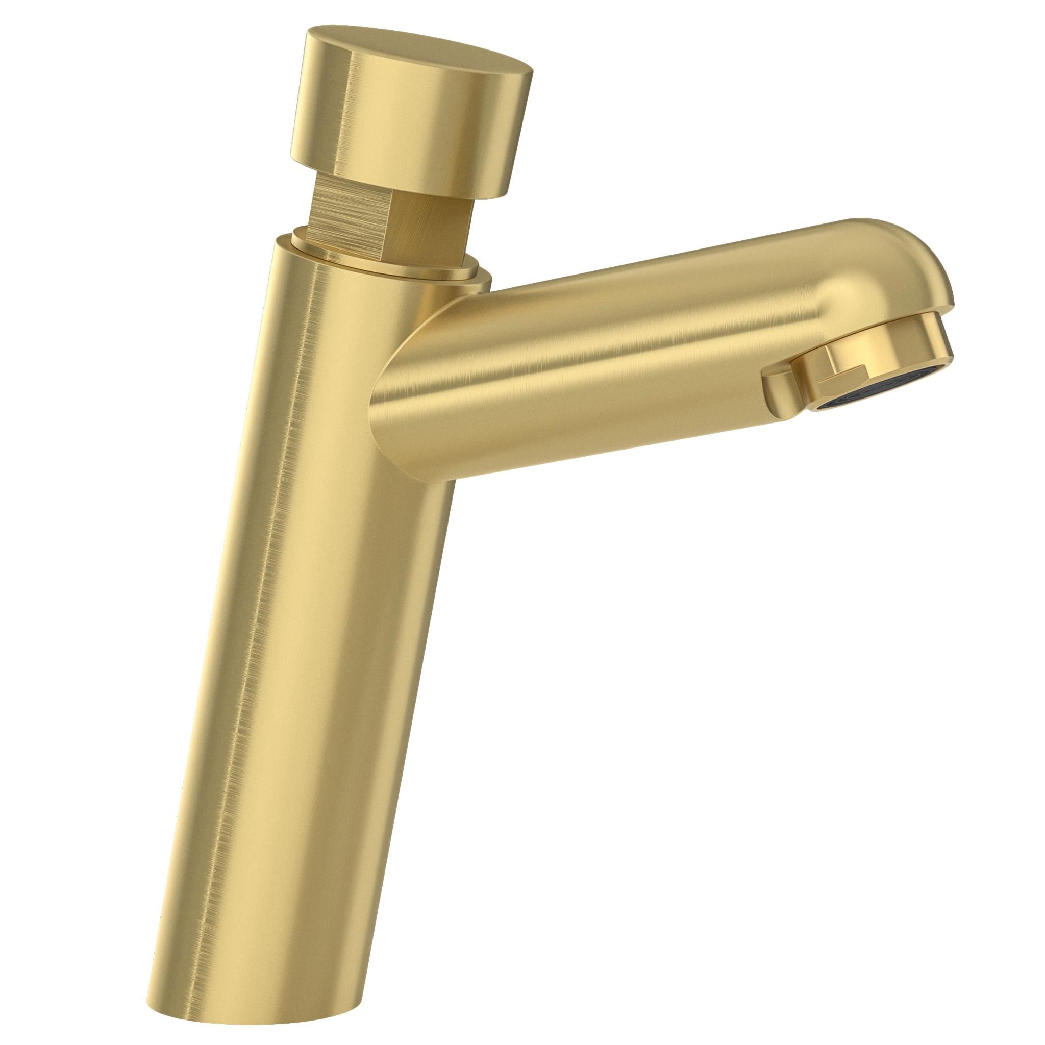 Grifo de lavabo con pulsador temporizador oro mate con protección PVD Navia de Valaz 0