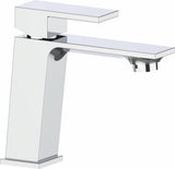 Grifo de lavabo monomando cuadrado en cromado Carrion de Valaz