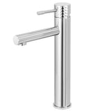 Grifo de lavabo alto monomando para pica con maneta luxury en cromado Birim de Valaz