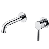 Grifo de lavabo empotrado monomando con caño de 15 cm en cromado Deva de Valaz