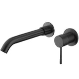 Grifo de lavabo empotrado monomando con maneta luxury en negro mate Ofin de Valaz
