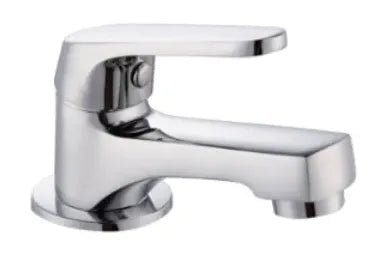 Grifo de lavabo hecho de latón con acabado cromado One Källa 0