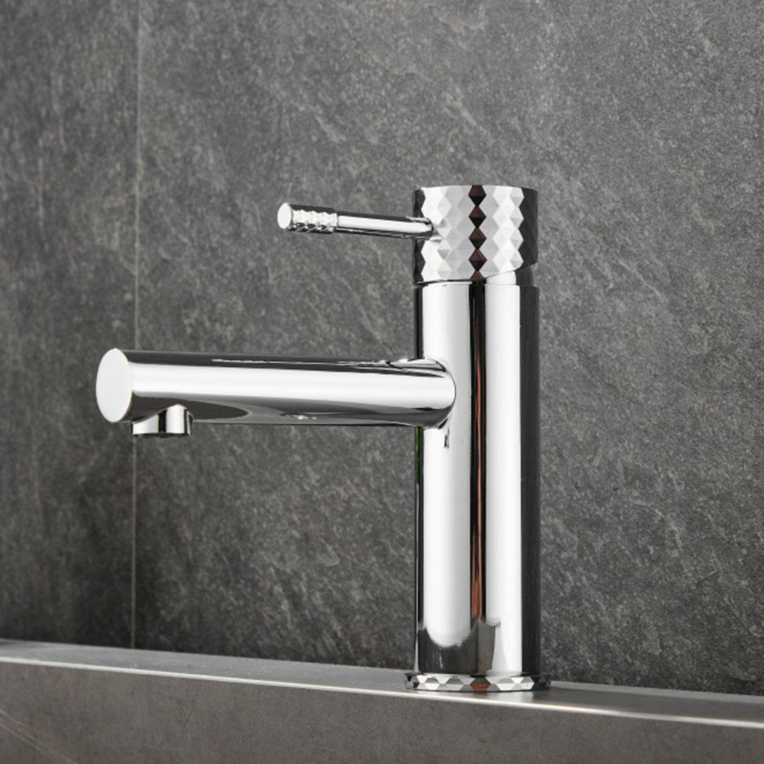 grifo de lavabo monomando acabado cromado con cartucho cerámico 35 mm Birim de Valaz 3