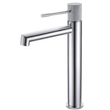 Grifo de lavabo alto para pica monomando de caño recto en cromado Casares de Valaz