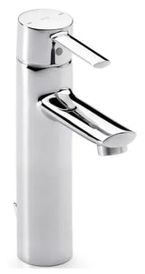 Rubinetto Monocomando Per Lavabo con Collo Alto In Finitura Targa 14,2 cm Cromo Roca