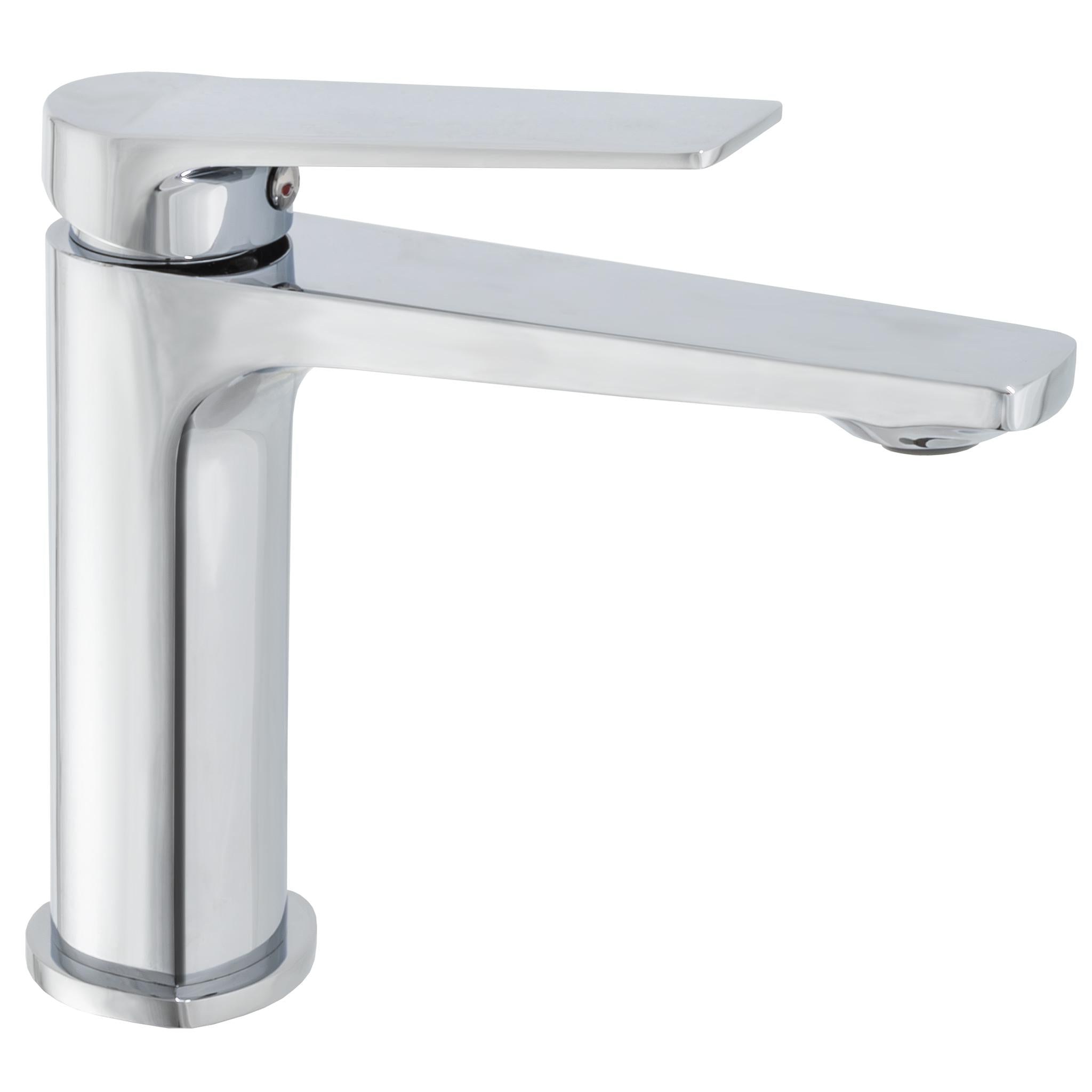 Grifo de lavabo monomando cromado de líneas redondeadas y perfil bajo Valdivia de Valaz 0