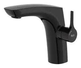 Grifo de lavabo monomando de diseño corto en acabado negro titanio Insignia Roca 0