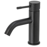 Grifo de lavabo monomando con maneta luxury en negro mate Oda de Valaz
