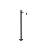 Grifo de pie monomando para lavabo con maneta de latón acabado negro mate STUDY EXCLUSIVE TRES