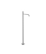 Grifo de pie monomando para lavabo latón con acabado cromado STUDY TRES