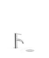 Grifo de repisa para lavabo monomando con acabado cromado y desagüe automático Study Tres