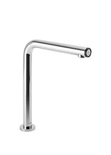 Grifo electrónico para fregadero con caño de latón cromado y sistema de tacto de doble salida Touch TRES