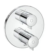Grifo empotrable baño ducha latón con acabado cromado T-500 Roca