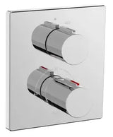 Grifo empotrable de baño o ducha en latón con acabado cromado RocaBox T-200 Roca