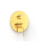 Grifo empotrable de latón con maneta acabado oro STUDY EXCLUSIVE TRES