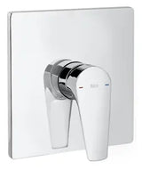 Grifo empotrable para baño y ducha fabricado en latón con acabado cromado Atlas Roca