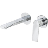 torneira embutida de lavatório design redondo cromado bico de 21 cm monocomando Vaca da Valaz