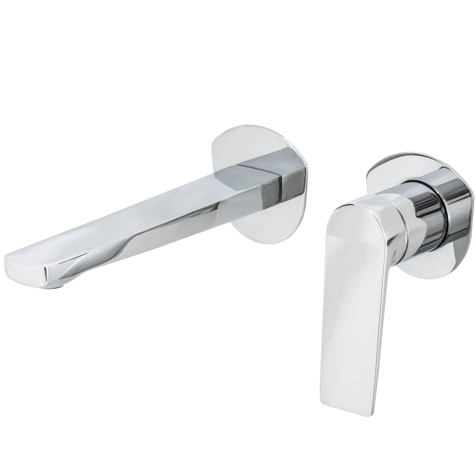 grifo empotrado de lavabo diseño redondo cromado caño 21 cm monomando Vaca de Valaz 0