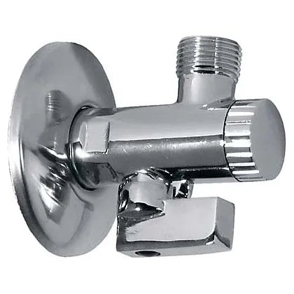 Grifo inclinado monomando para lavabo con cuerpo de latón y acabado cromado Cuadro TRES 2