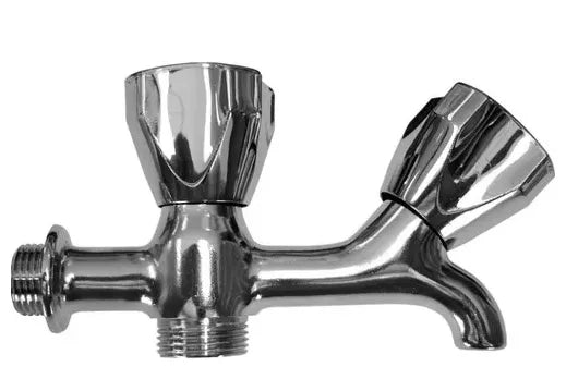 Grifo lavadora doble cromado metálico Naire Källa 0