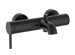Grifo monocomando exterior de ducha con inversor automático acabado negro mate Ona Roca 0