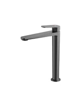 Robinet mitigeur haut pour lavabo avec cartouche céramique et finition graphite brossé Fine Källa