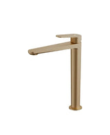 Robinet mitigeur haut pour lavabo avec cartouche céramique de 26 mm finition or brossé Fine Källa