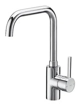 Single Lever Mixer Tap de Cocina con Caño Recto para Instalación Sobre Repisa Cromado Targa Roca