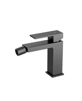 Grifo monomando de bidet con acabado grafito cepillado y cartucho cerámico de 26 mm Kubic Källa