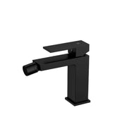 Grifo monomando de bidet con cartucho cerámico acabado negro mate Kubic Kalla