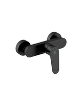 Torneira de duche monocomando com cartucho cerâmico fabricado em latão acabamento preto mate Fine Källa