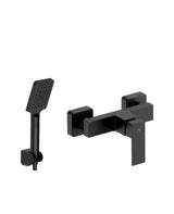 Torneira monocomando de duche fabricada em latão com cartucho cerâmico 30 mm acabamento preto Kubic Källa