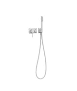 Grifo monomando de ducha empotrable en latón con acabado blanco mate TRES