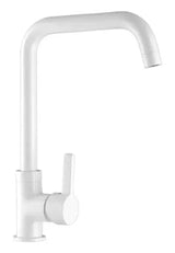 Robinet mitigeur d'évier en laiton avec finition blanche laquée et cartouche céramique Momo Källa
