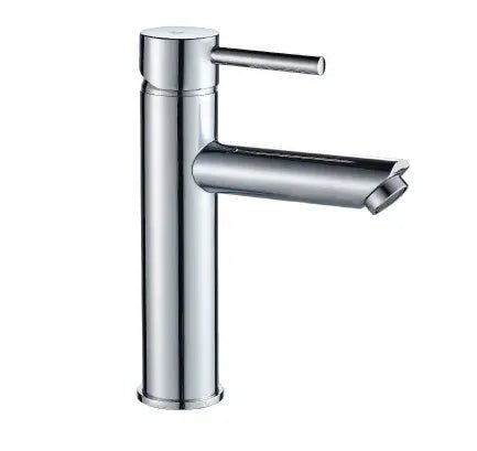 Grifo monomando de lavabo con atomizador de latón y acabado cromado Arena Källa 0