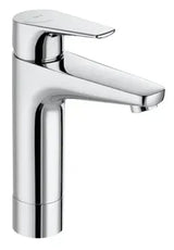 Grifo monomando de lavabo con caño mezzo plus acabado cromado Atlas Roca