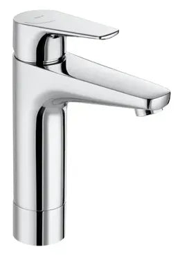 Grifo monomando de lavabo con caño mezzo plus acabado cromado Atlas Roca 0