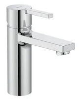 Single Lever Mixer Tap de Lavabo con Cuerpo Liso Cromado Naia 12,3 cm Roca