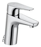 Grifo monomando de lavabo con tragacadenilla y acabado cromado Atlas Roca