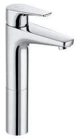 Grifo monomando de lavabo de caño alto con acabado cromado Atlas Roca