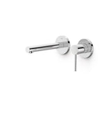 Grifo monomando de lavabo para empotrar con caño y acabado cromado Max Tres