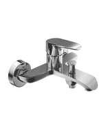 Grifo monomando de pared para ducha con acabado cromado Dann de Kassandra
