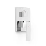 Grifo monomando empotrable de dos vías con volante distribuidor latón con acabado cromado SLIM EXCLUSIVE TRES