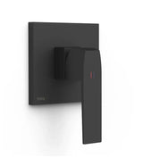 Grifo monomando empotrable una vía con tornillo oculto de latón negro mate SLIM EXCLUSIVE TRES