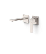 Grifo monomando empotrado para lavabo con junta antihumedad en acero Slim TRES