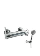 Grifo monomando para bañera y ducha de latón con acabado cromado Lex Tres